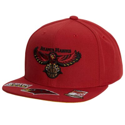 Mitchell-Ness-Front-Face-Snapback-HWC-Atlanta-Hawks-Hat