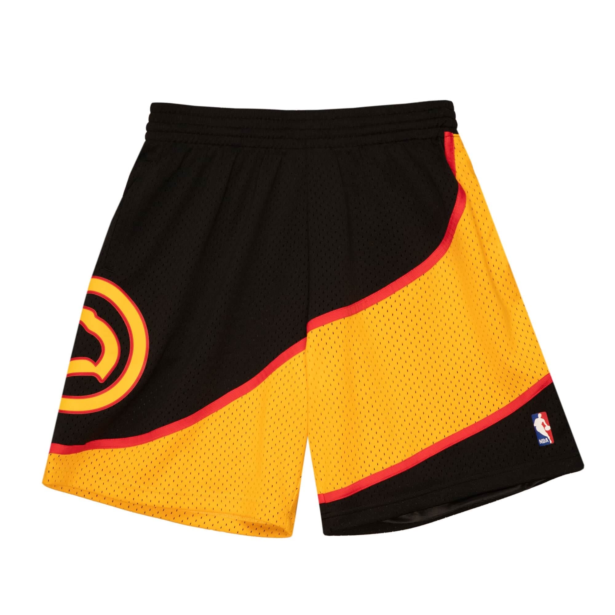 mitchell-ness-swingman-atlanta-hawks-1986-black-yellow-shorts