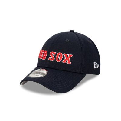 New-Era-Boston-Red-Sox-9FORTY-Black-MLB-Snapback-Hat