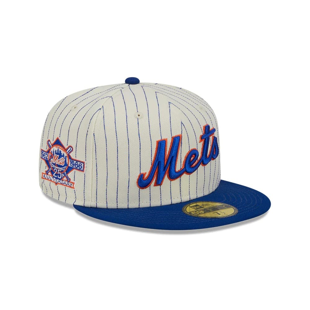 New Era New York Mets 59FIFTY Retro Script MLB Fitted Hat