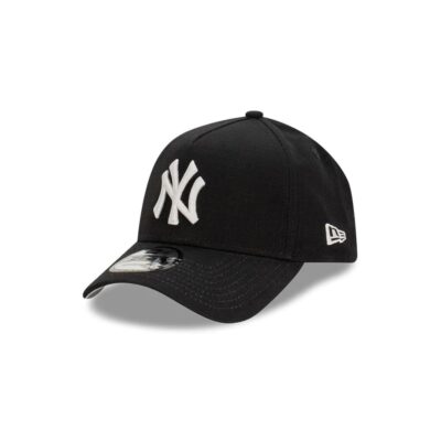 New-Era-New-York-Yankees-Ripstop-9FORTY-A-Frame-MLB-Snapback-Black-Hat