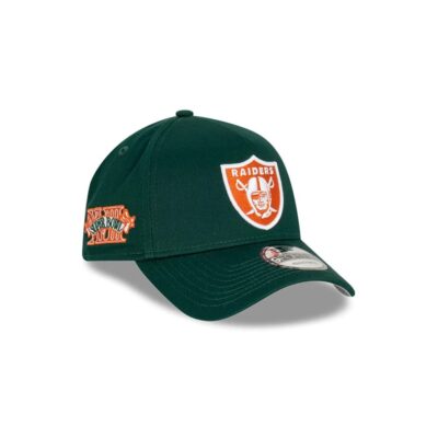 New-Era-Oakland-Raiders-9FORTY-A-Frame-Copper-Green-NFL-Snapback-Hat