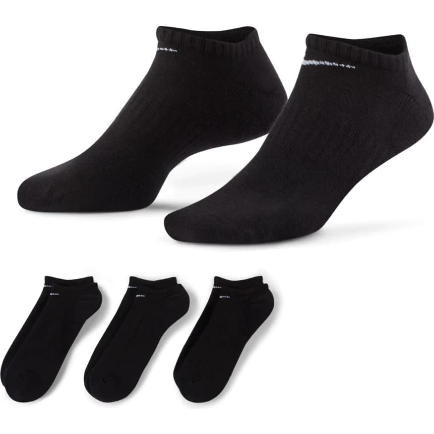 Nike Everyday Cushioned Training No Show Socks 3 Pack