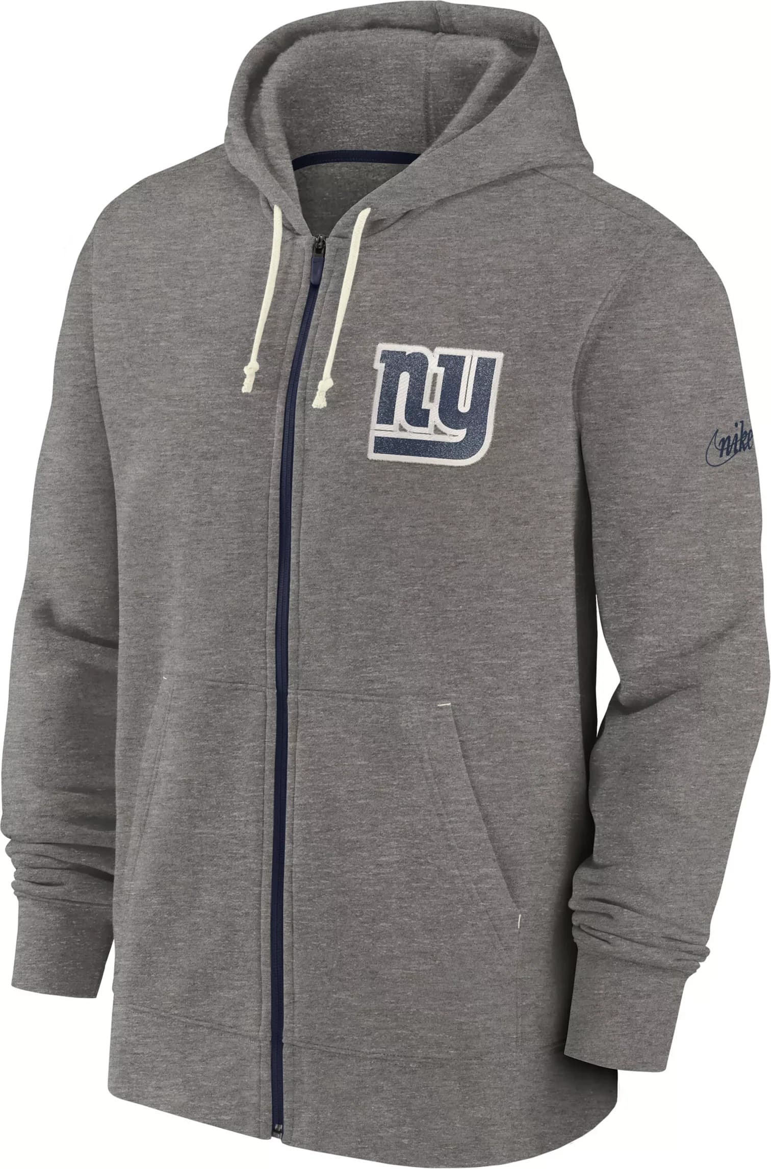 Nike New York Giants Historic Lifestyle Full Zip NFL Hoodie