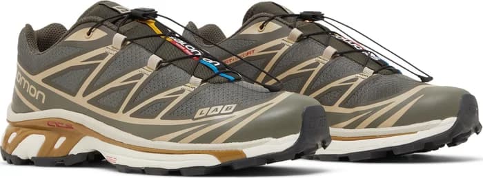 Кроссовки Salomon XT-6 Beluga Dull Gold