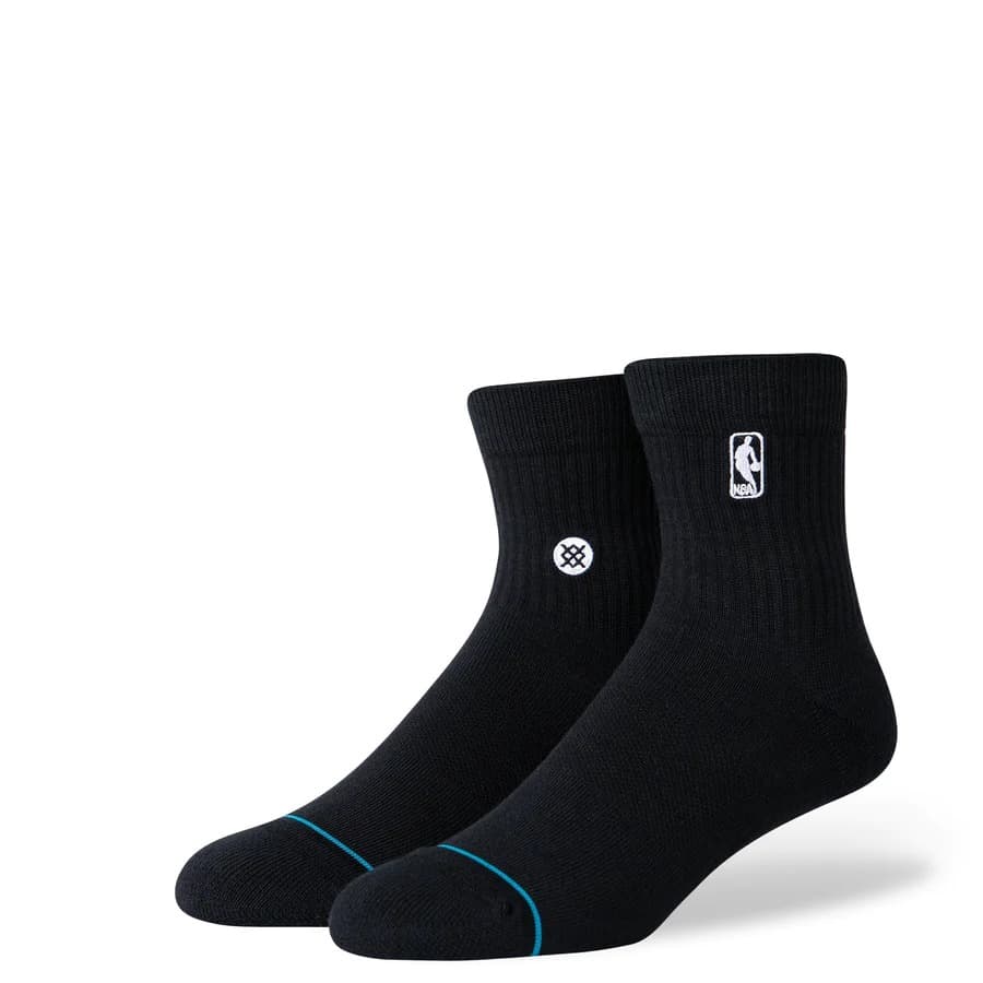 stance-logoman-quarter-nba-black-socks