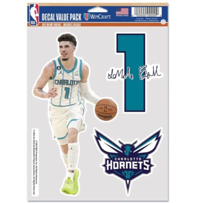 Wincraft-LaMelo-Ball-Charlotte-Hornets-Decal-3-Pack-Decals-Stickers