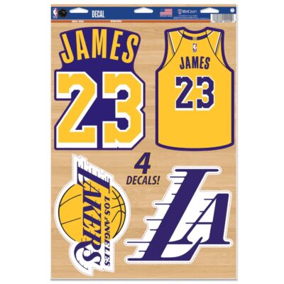 Wincraft-LeBron-James-Los-Angeles-Lakers-Decal-11-X-17-Decals-Stickers