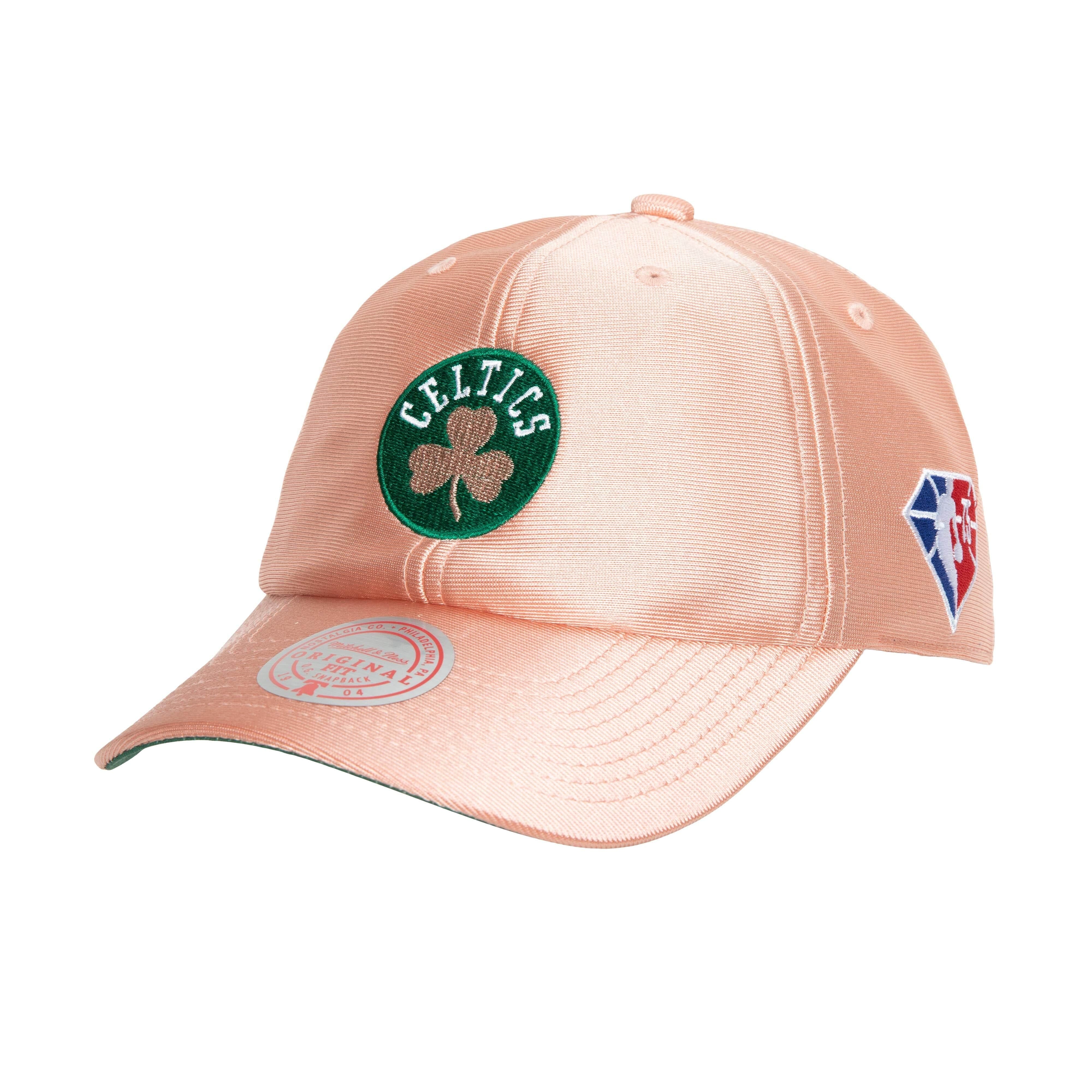 bejsbolka-mitchell-ness-75th-anniversary-rose-gold-strapback-boston-celtics-hat