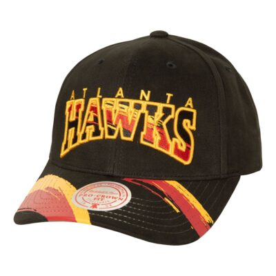 Mitchell-Ness-Brushed-Past-Ya-Pro-Snapback-HWC-Atlanta-Hawks-Hat