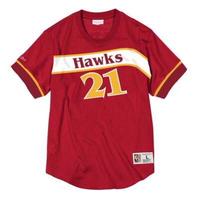 Mitchell-Ness-Name-And-Number-Mesh-Top-Atlanta-Hawks-1987-88-Dominique-Wilkins-T-Shirt