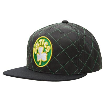 Mitchell-Ness-Quilted-Taslan-Snapback-HWC-Boston-Celtics-Hat