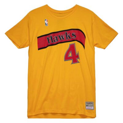 Mitchell-Ness-Traditional-Name-Number-Atlanta-Hawks-1986-87-Spud-Webb-T-Shirt