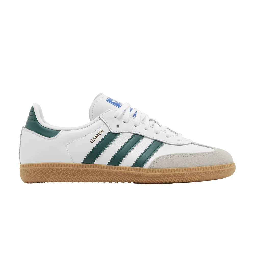 Кроссовки adidas Samba OG Big Kid 'White Collegiate Green Gum'