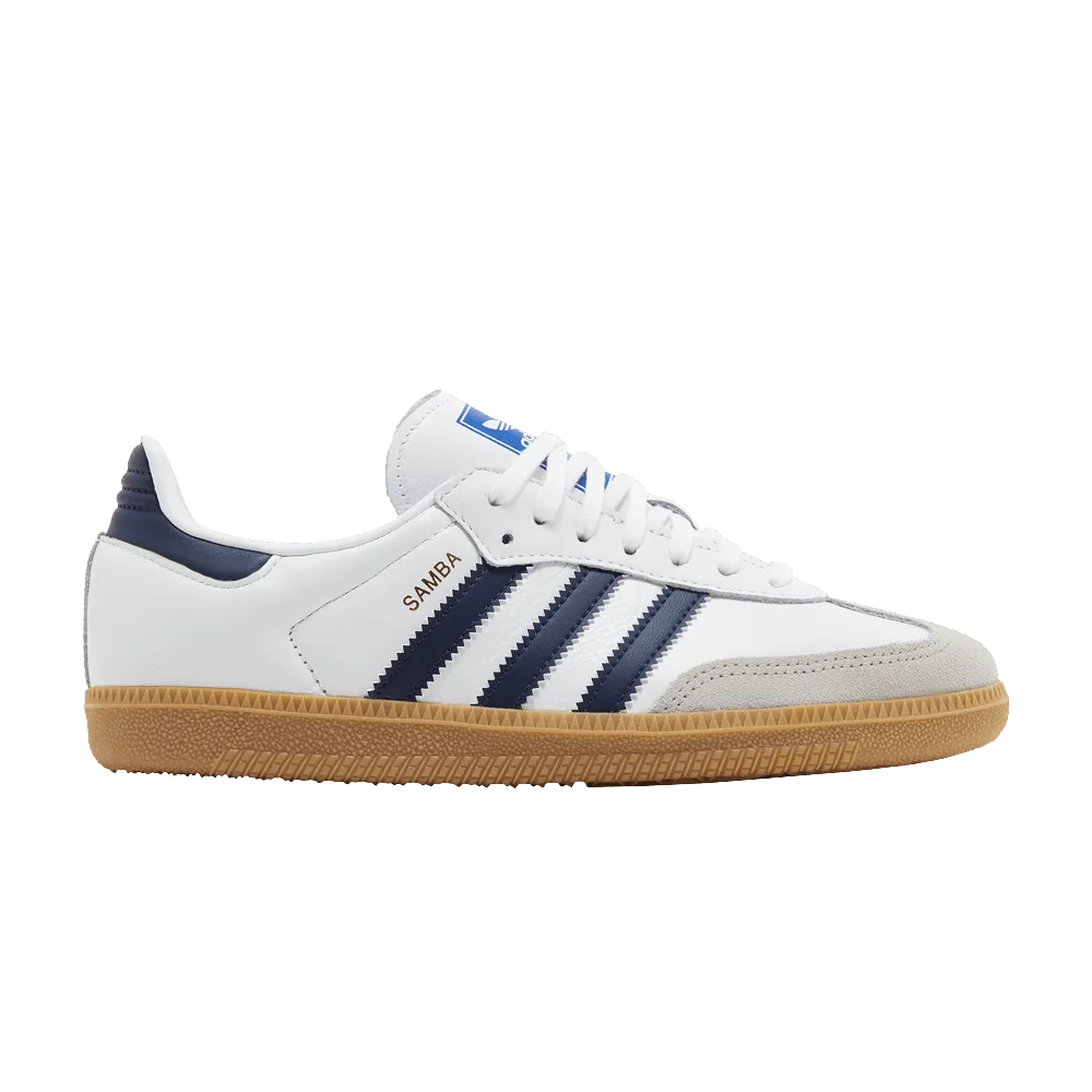 Кроссовки adidas Samba OG Big Kid 'White Night Indigo Gum'