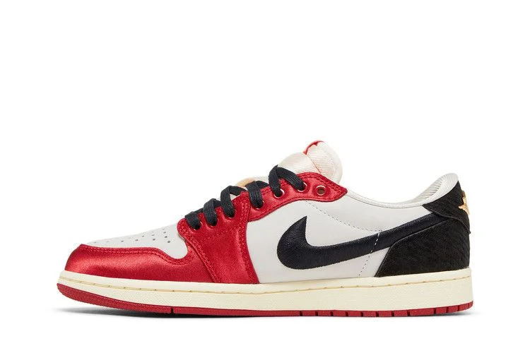 Кроссовки Trophy Room x Air Jordan 1 Retro Low OG SP 'Rookie Card - Away'