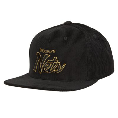 Mitchell-Ness-Cord-Script-Snapback-Brooklyn-Nets-Hat