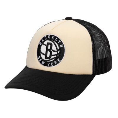Mitchell-Ness-Cream-Trucker-Snapback-Brooklyn-Nets-Hat