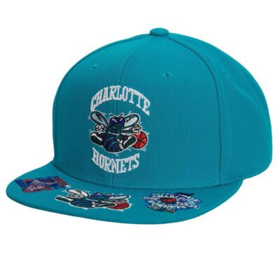 Mitchell-Ness-Front-Face-Snapback-HWC-Charlotte-Hornets-Hat