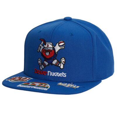Mitchell-Ness-Front-Face-Snapback-HWC-Denver-Nuggets-Hat