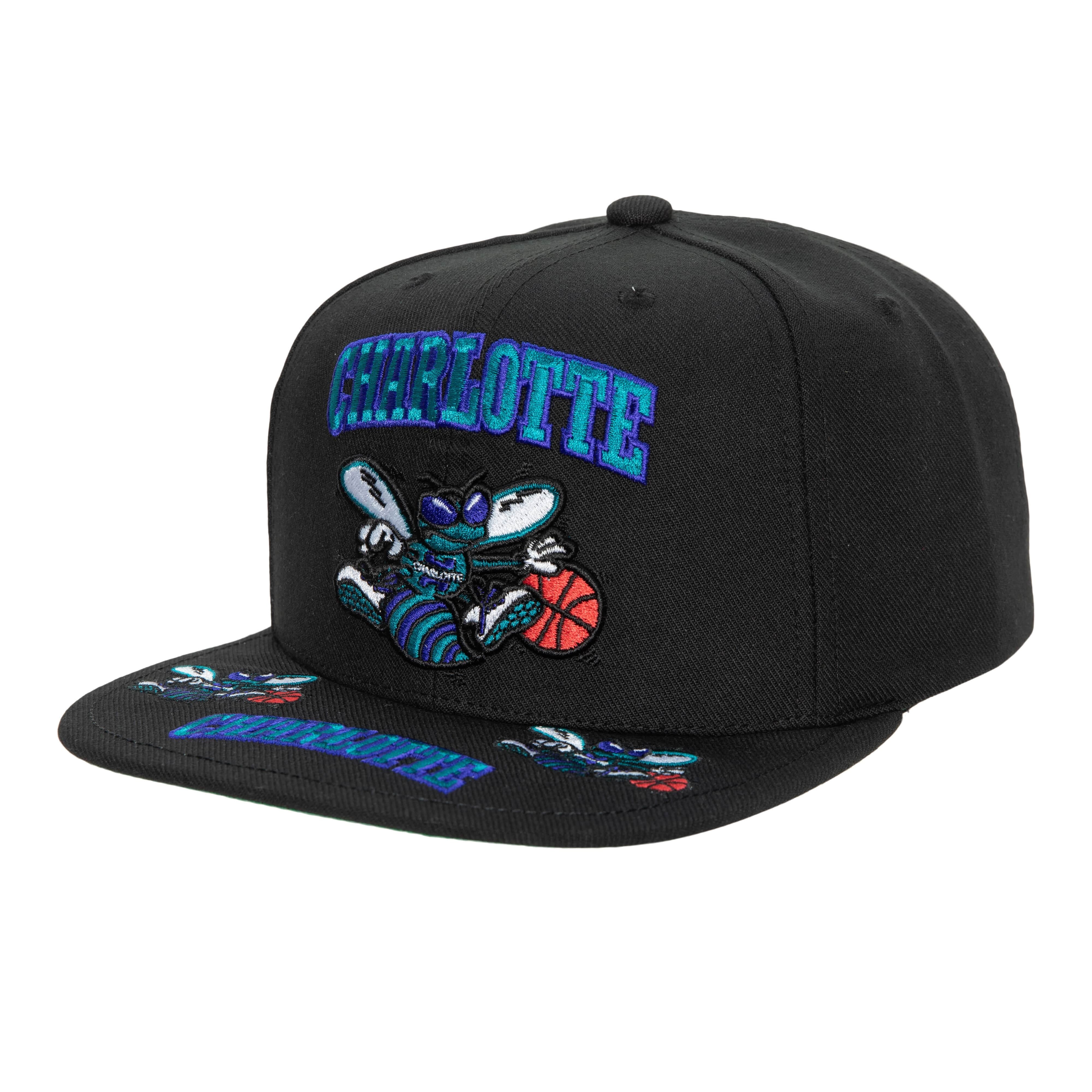 bejsbolka-mitchell-ness-front-loaded-snapback-hwc-charlotte-hornets-hat