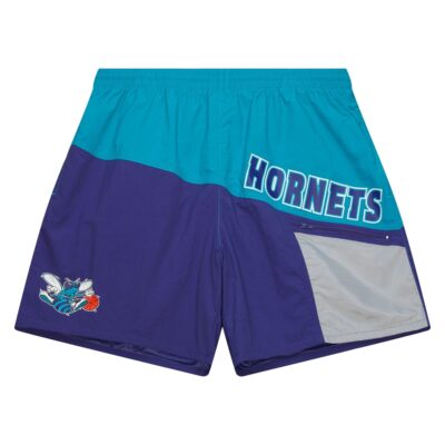 Mitchell-Ness-Nylon-Utility-Charlotte-Hornets-Shorts