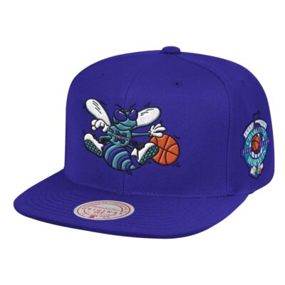 Mitchell-Ness-Patches-2-Tone-HWC-Snapback-Charlotte-Hornets-Hat