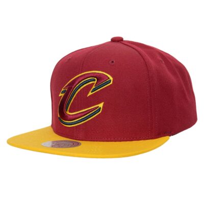 Mitchell-Ness-Team-2-Tone-2.0-Snapback-Cleveland-Cavaliers-Hat