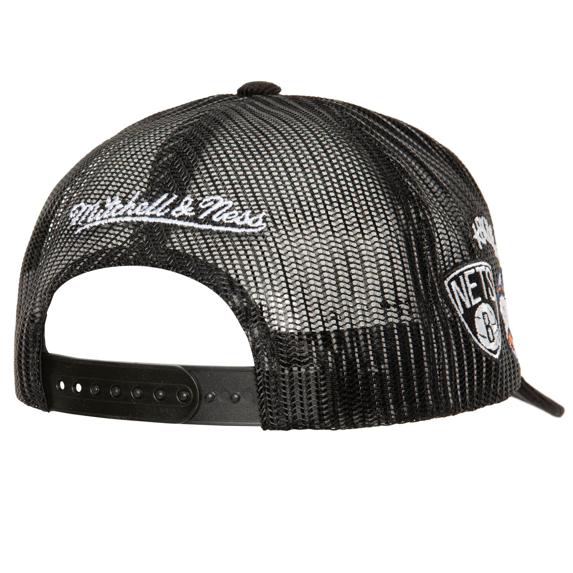 Бейсболка Mitchell & Ness Times Up Trucker Brooklyn Nets Hat