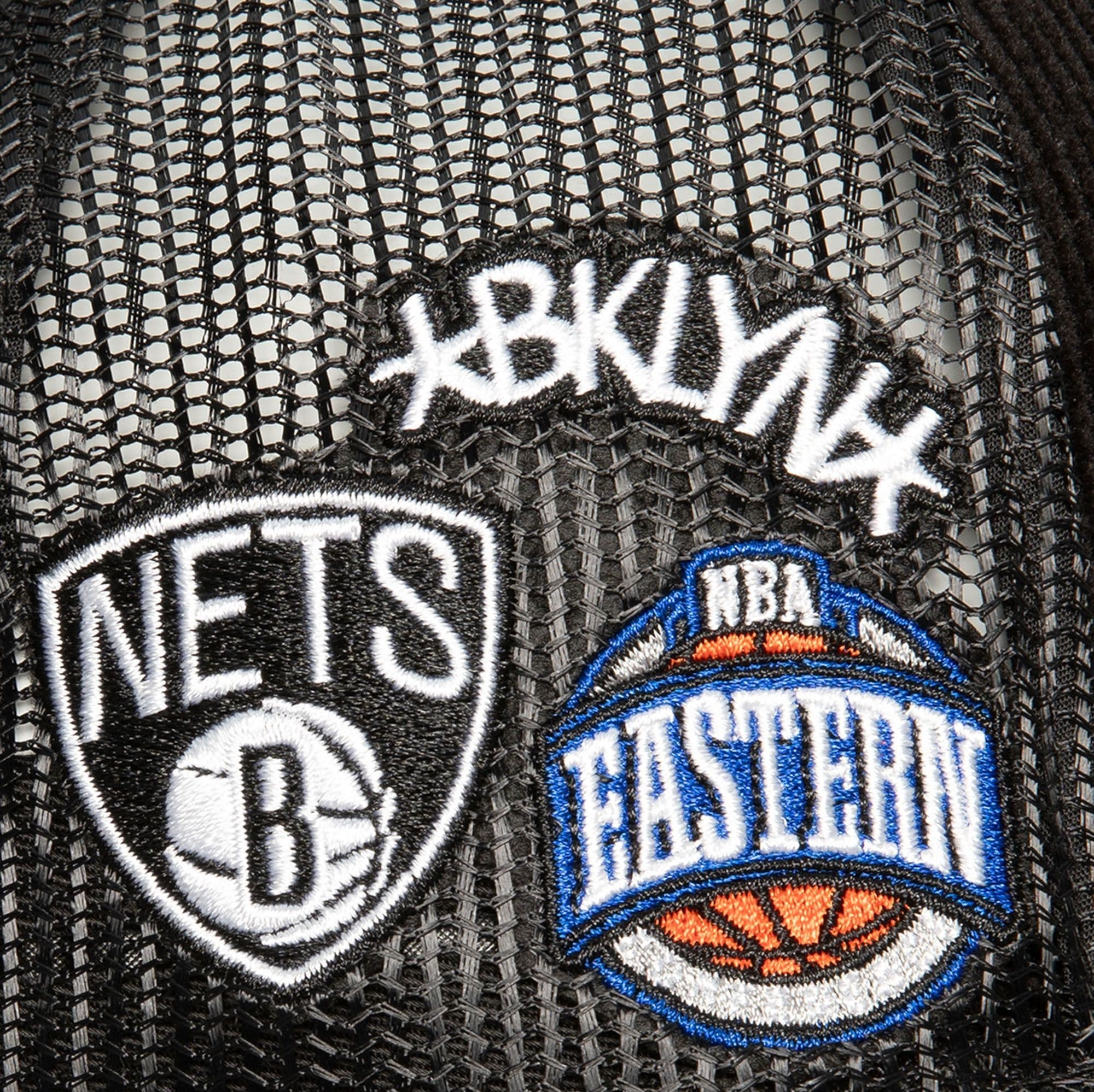 Бейсболка Mitchell & Ness Times Up Trucker Brooklyn Nets Hat