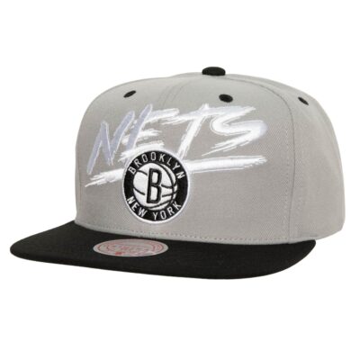 Mitchell-Ness-Transcript-Snapback-Brooklyn-Nets-Hat