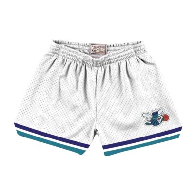 Mitchell-Ness-Unisex-Jump-Shot-Charlotte-Hornets-White-Shorts