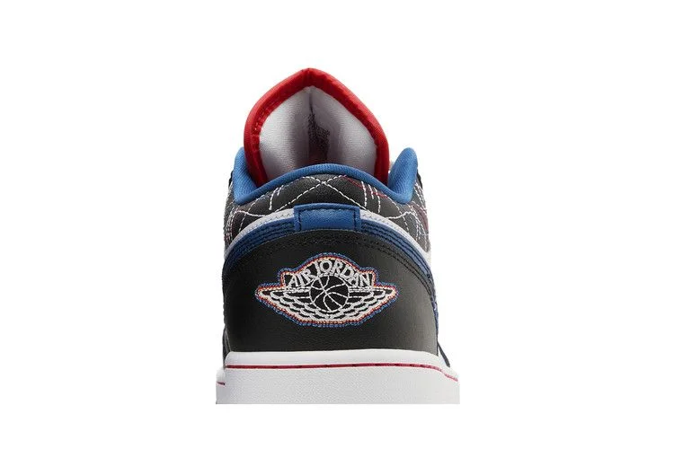 Кроссовки Air Jordan 1 Low SE 'Industrial Blue Sashiko'