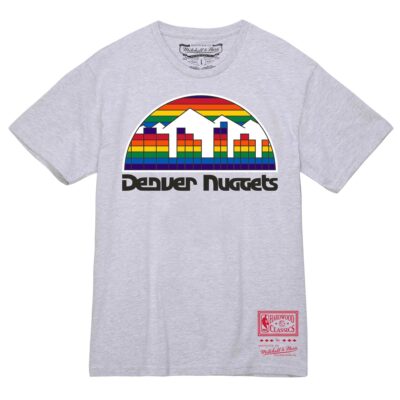 Mitchell-Ness-Basic-Logo-3-Tee-Denver-Nuggets-Grey-T-Shirt