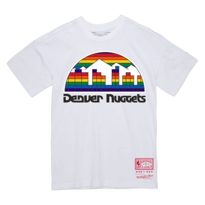 Mitchell-Ness-Basic-Logo-3-Tee-Denver-Nuggets-White-T-Shirt