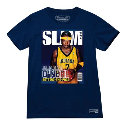 Mitchell-Ness-SLAM-Cover-ASG-Indiana-Pacers-Jermaine-ONeal-T-Shirt