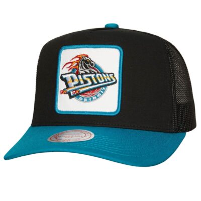 Mitchell-Ness-Truck-It-Trucker-Snapback-HWC-Detroit-Pistons-Hat