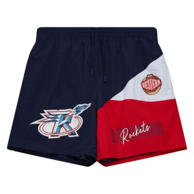 Mitchell-Ness-Woven-Vintage-Logo-Houston-Rockets-Shorts