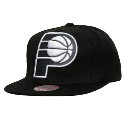 Mitchell-Ness-XL-BWG-Snapback-Indiana-Pacers-Hat