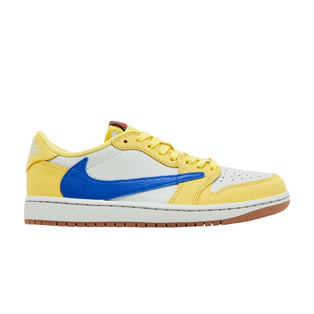 Кроссовки Travis Scott x Wmns Air Jordan 1 Retro Low OG SP 'Canary'