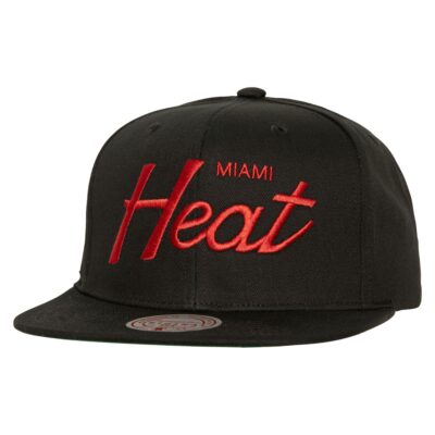 Mitchell-Ness-90s-Draft-Day-Snapback-Miami-Heat-Hat