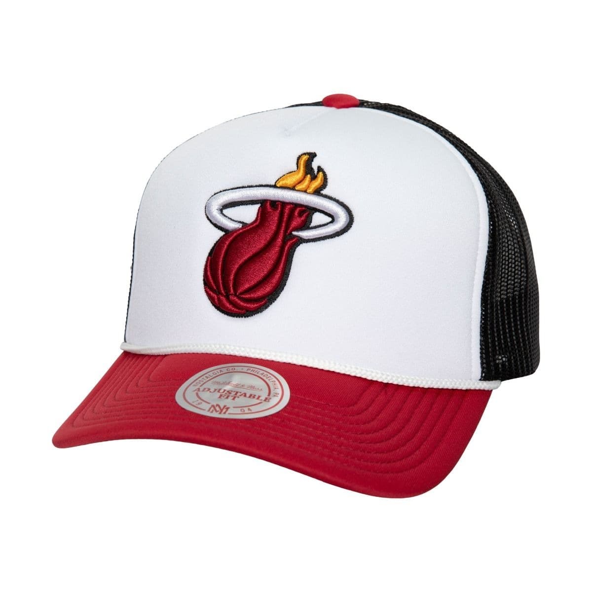 bejsbolka-mitchell-ness-blocker-trucker-miami-heat-hat