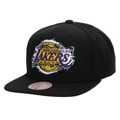 Mitchell-Ness-Embroidery-Glitch-Snapback-Los-Angeles-Lakers-Hat