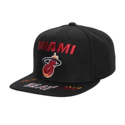 Mitchell-Ness-Front-Loaded-Snapback-HWC-Miami-Heat-Hat