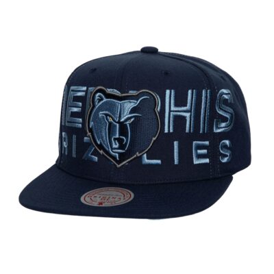 Mitchell-Ness-Full-Frontal-Snapback-Memphis-Grizzlies-Hat