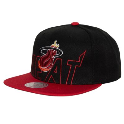 Mitchell-Ness-Low-Big-Face-Snapback-HWC-Miami-Heat-Hat