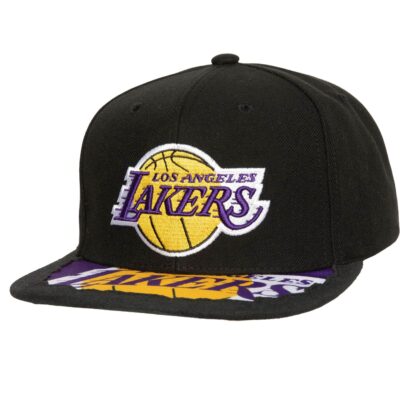 Mitchell-Ness-Munch-Time-Snapback-Los-Angeles-Lakers-Hat