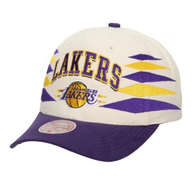 Mitchell-Ness-Off-White-Diamond-Pro-Snapback-Los-Angeles-Lakers-Hat