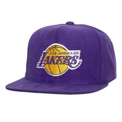 Mitchell-Ness-Sweet-Suede-Snapback-Los-Angeles-Lakers-Hat