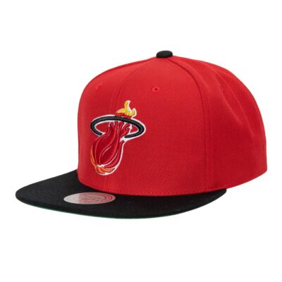 Mitchell-Ness-Team-2-Tone-2.0-Snapback-HWC-Miami-Heat-Hat